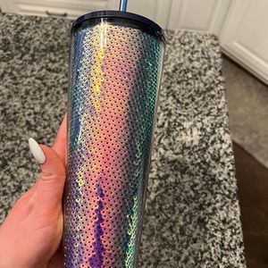 Starbucks 20 oz tumbler. Iridescent like. Great condition